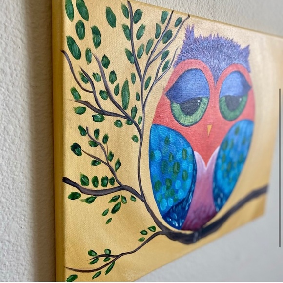 Owl painting - Picture 3 of 4
